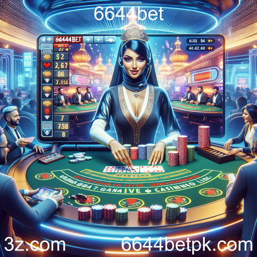 Descubra o Cassino ao Vivo na 6644bet